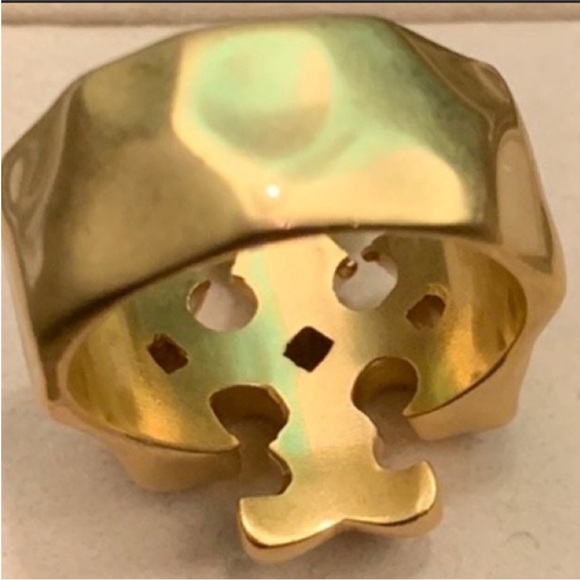 Tory Burch gold Roxanne logo Ring - Picture 3 of 8